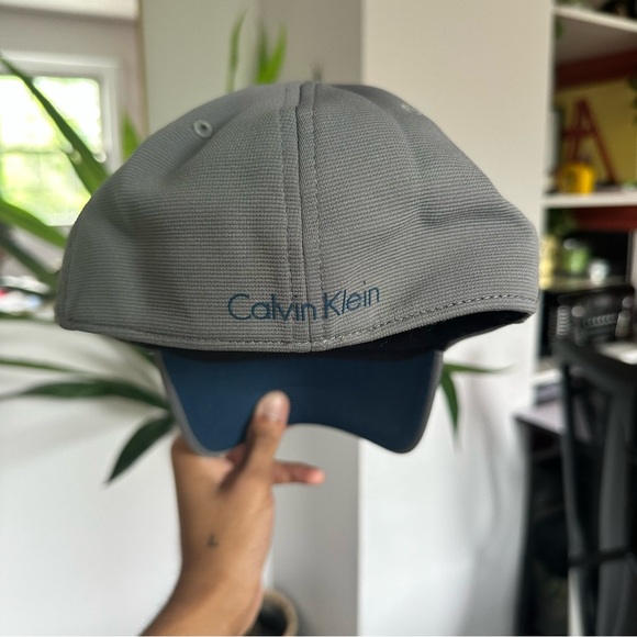 Grey Calvin Klein Baseball Cap - Picture 3 of 3